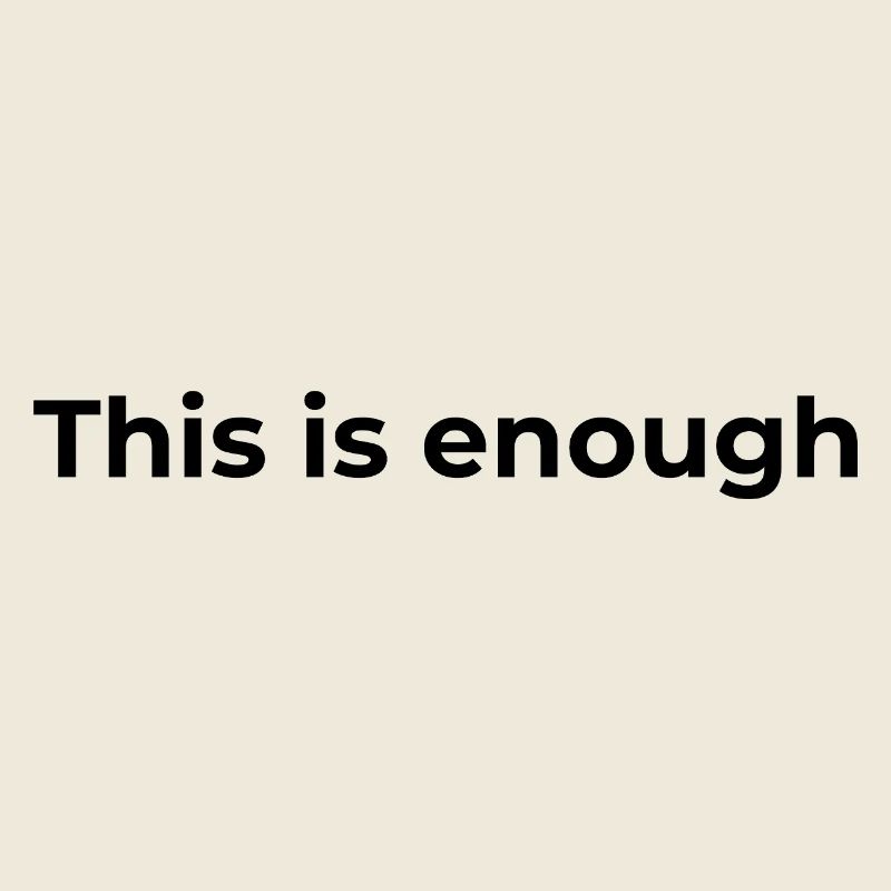 Affirmation Gift | This is enough