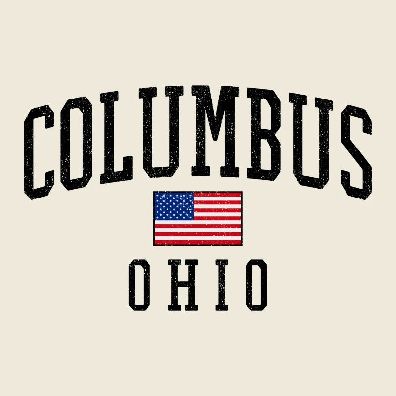 Motif du drapeau de Columbus, Ohio, États-Unis