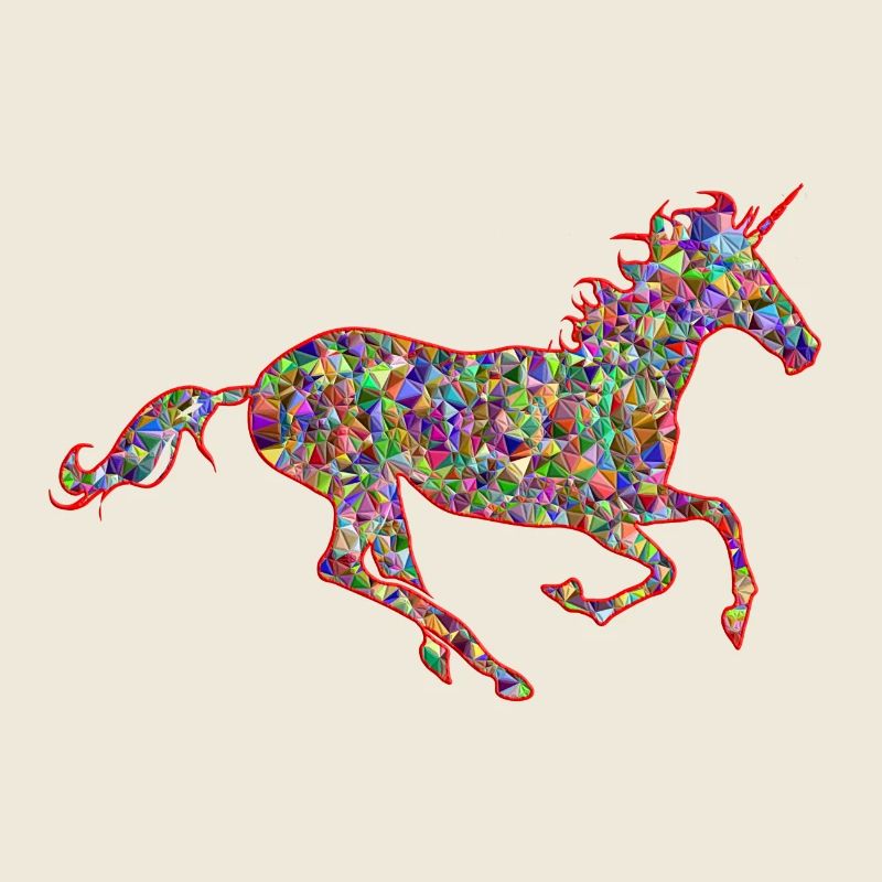 Pferd mit Horn