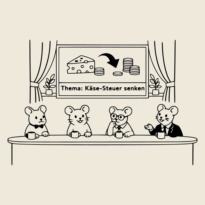 Mouse Mice Cheese Tax Lower