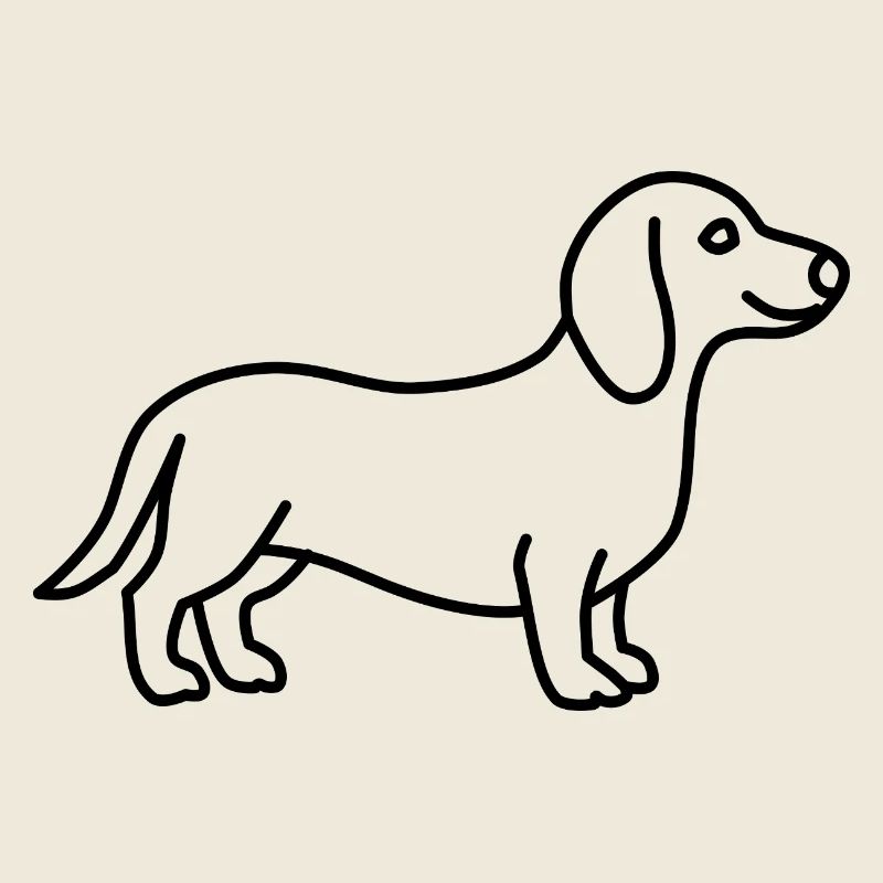 Dackel Kontur
