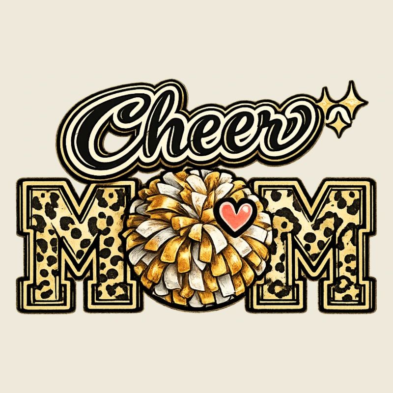 Cheer Mom Leopard Shirt – Muttertagsgeschenk