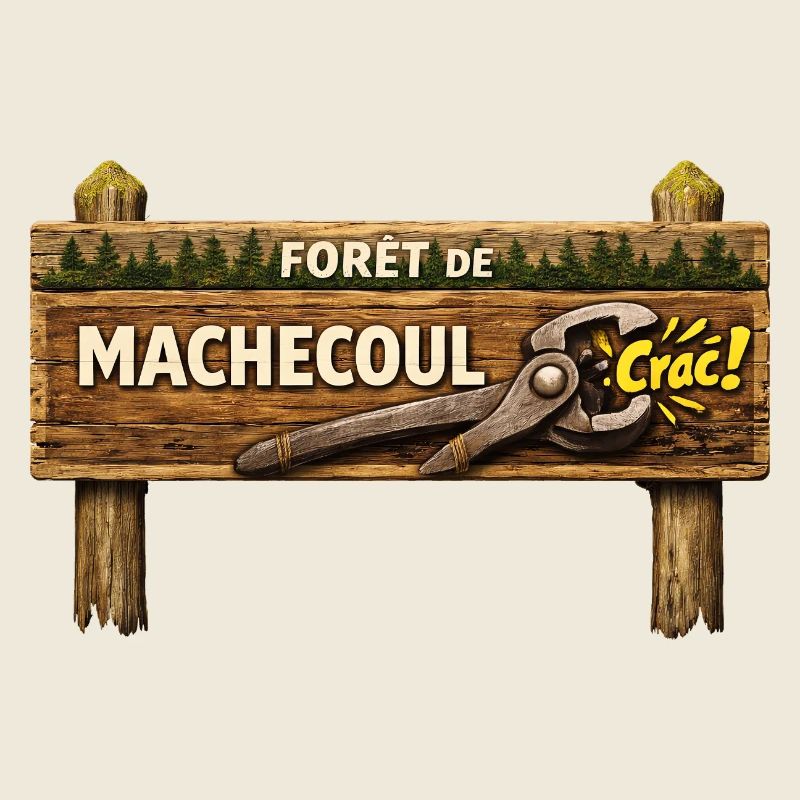 Forêt de Machecoul - La tenaille - Crac !