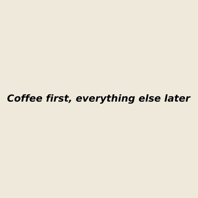 Coffee Shirt