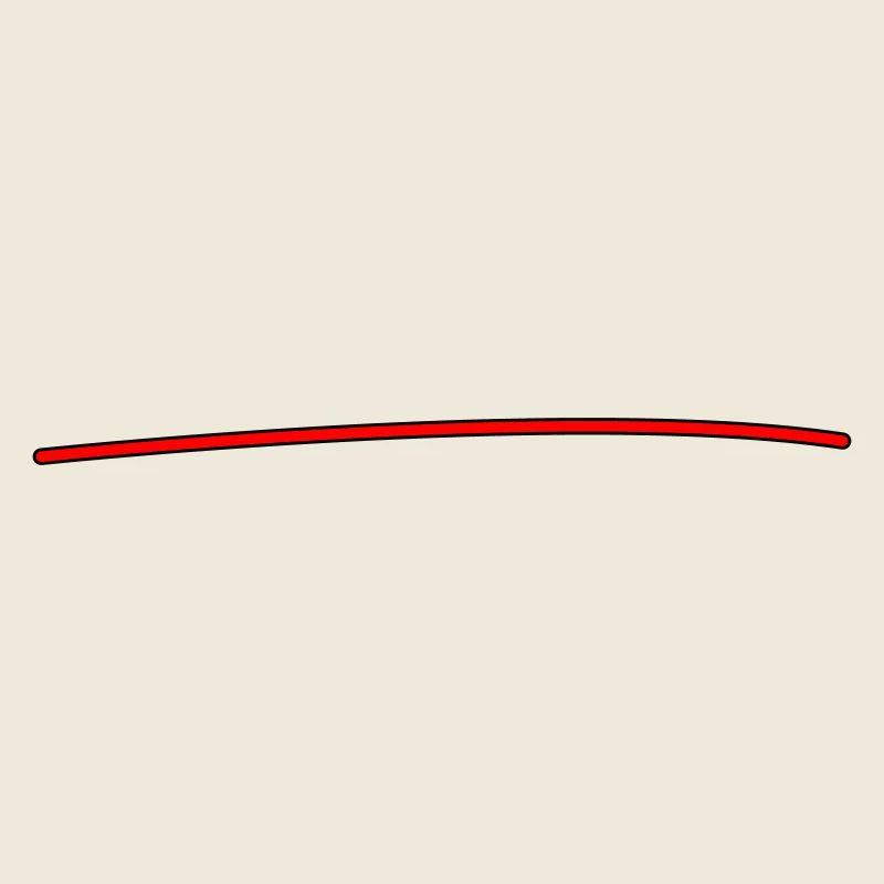 Minimalist Red Line – Modern Statement De