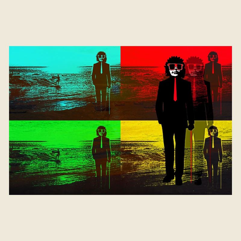 beach pop art
