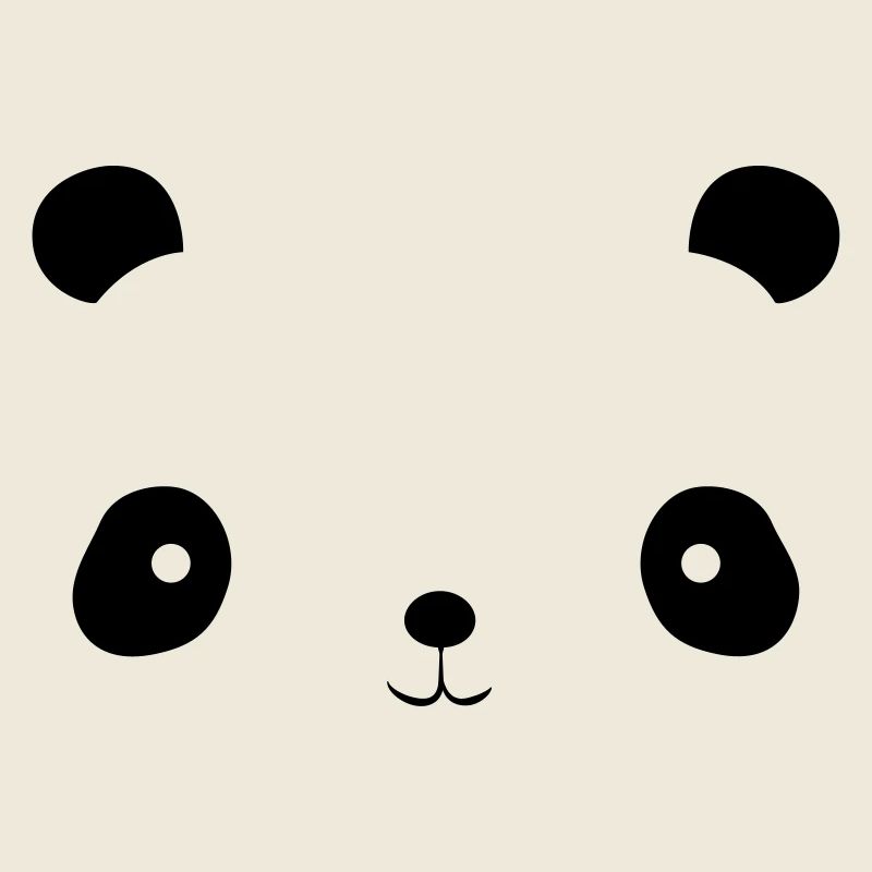 panda face