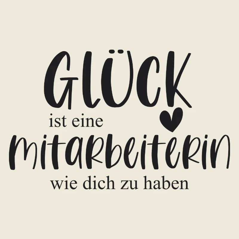 Glück Mitarbeiterin Bedanken Geschenk