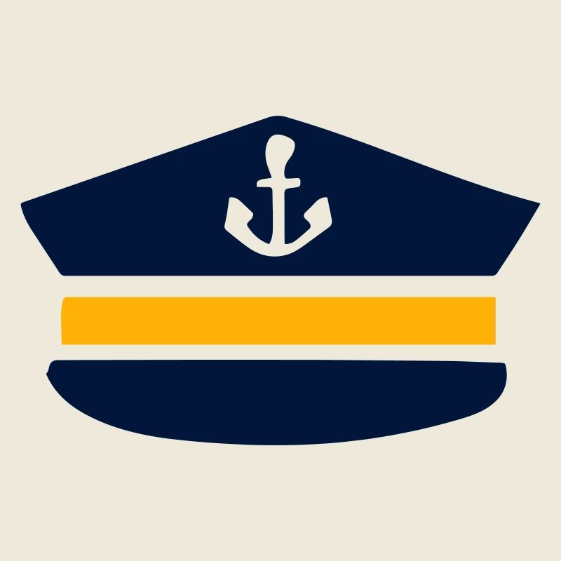 Captain's cap | Motif colors adjustable