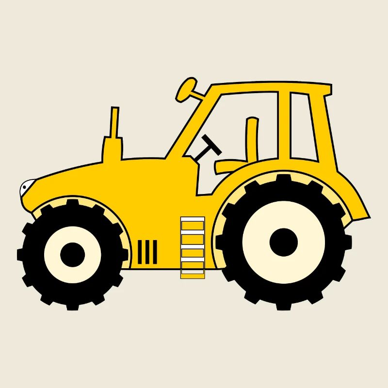 Traktor gelb