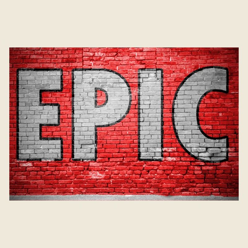 Epic Ziegelsteinmauer Graffiti