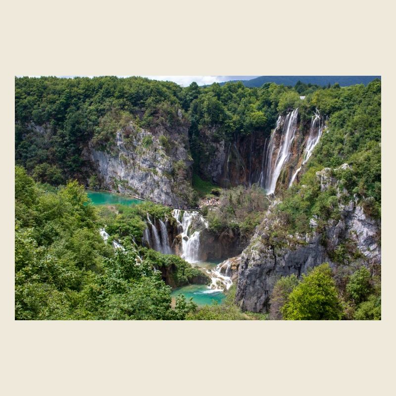 Cascade de Veliki Slap Parc national des lacs de Plitvice