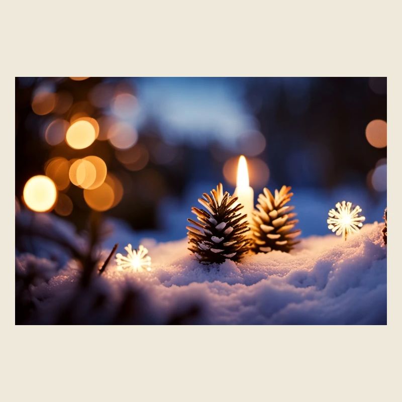 de Noël dans la forêt