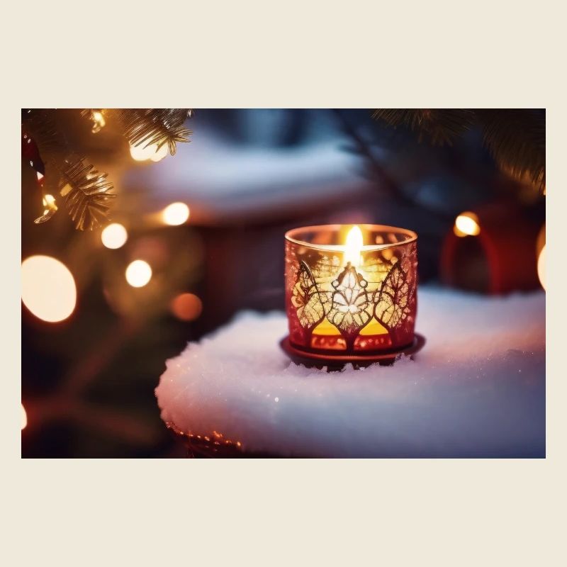 Bougie de Noël