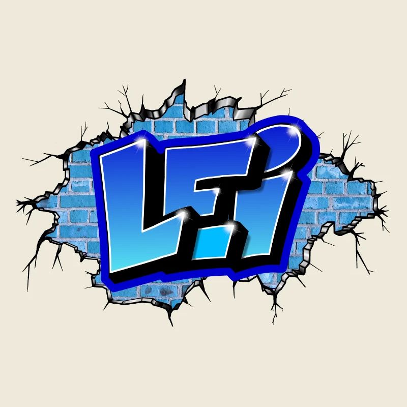 GRAFFITI FIRST NAME LEI PRINTABLE BY MAX THE TAGGER