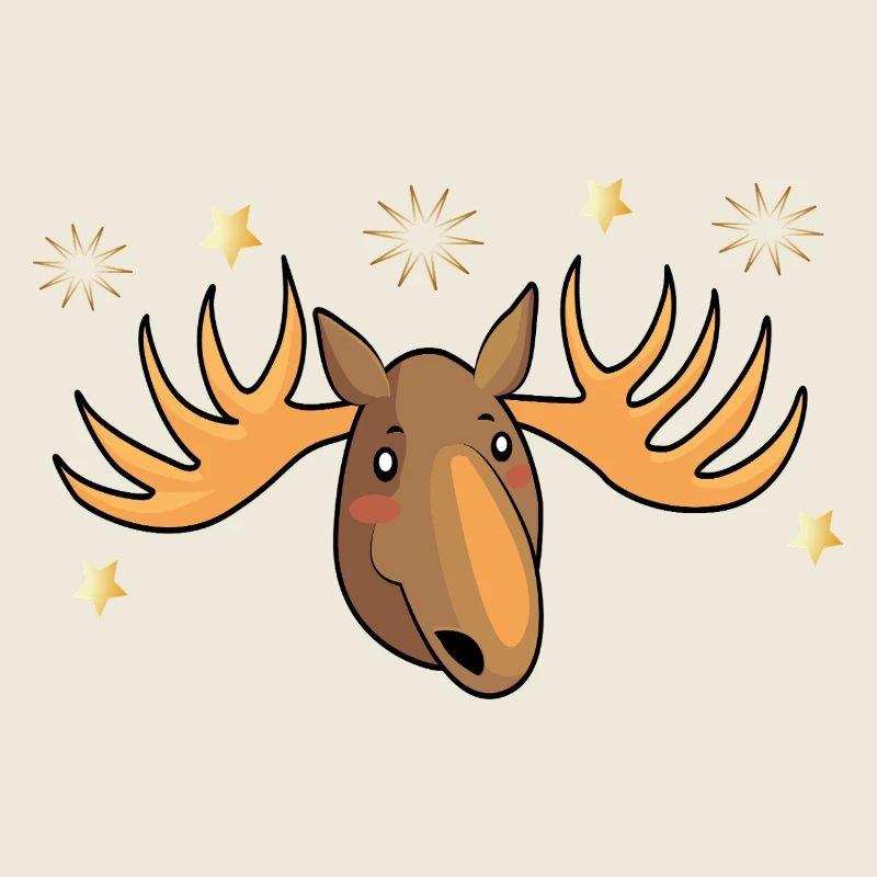 Orignal aux étoiles Noël
