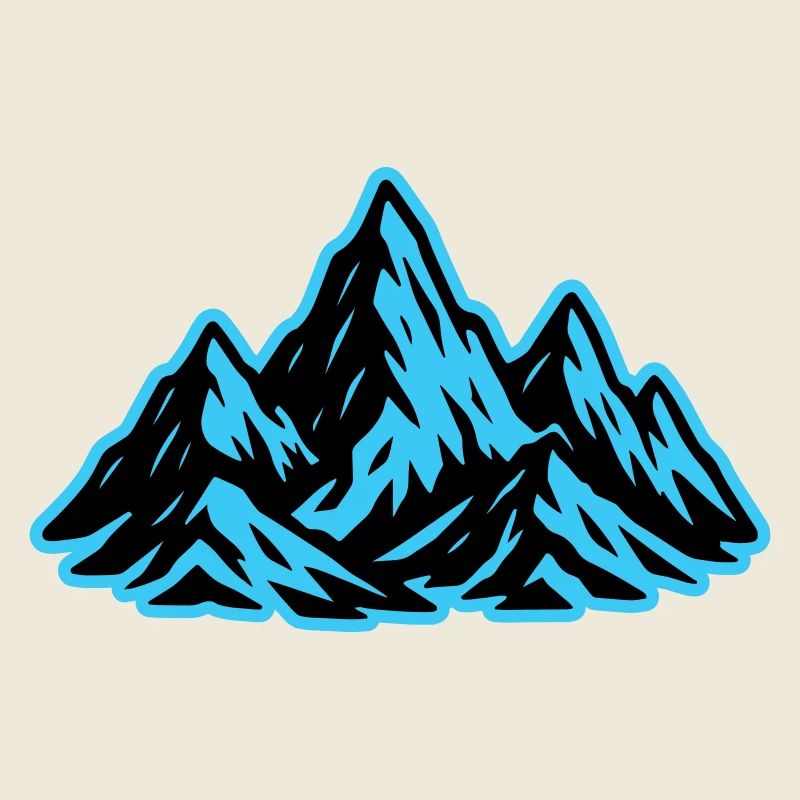 Berge Gipfel Symbol