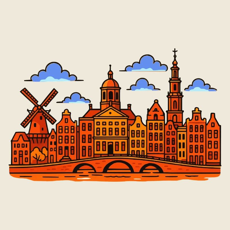 Amsterdam Skyline