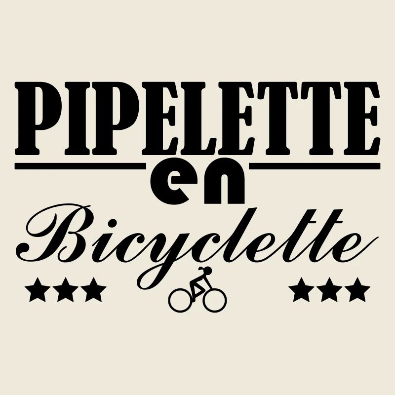 Pipelette en bicyclette