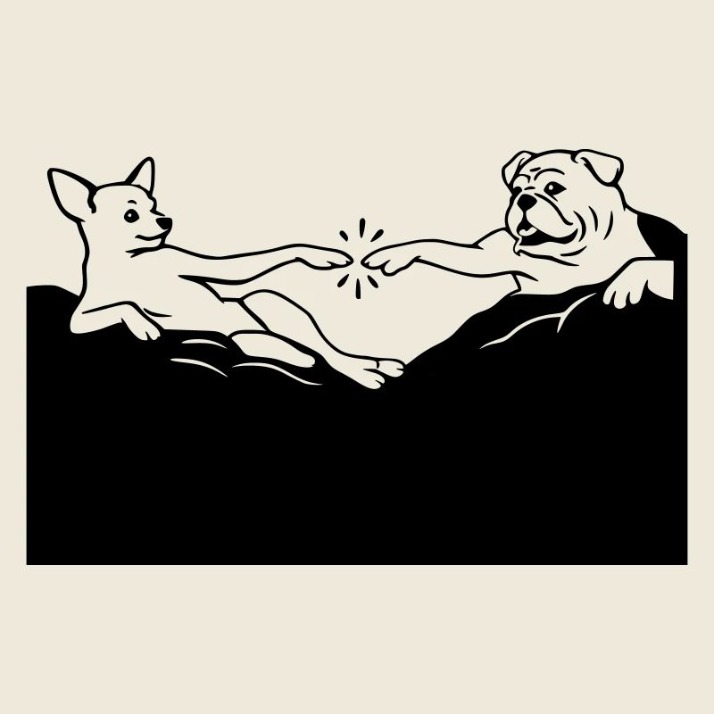 La création des chiens Michel-Ange
