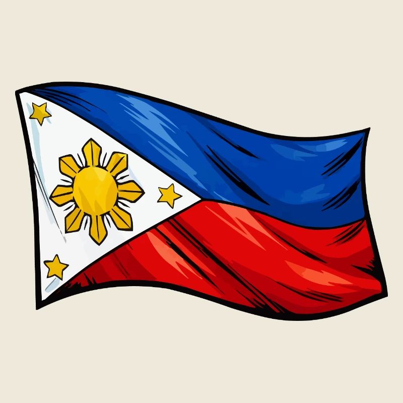 Philippines Flag Caricature