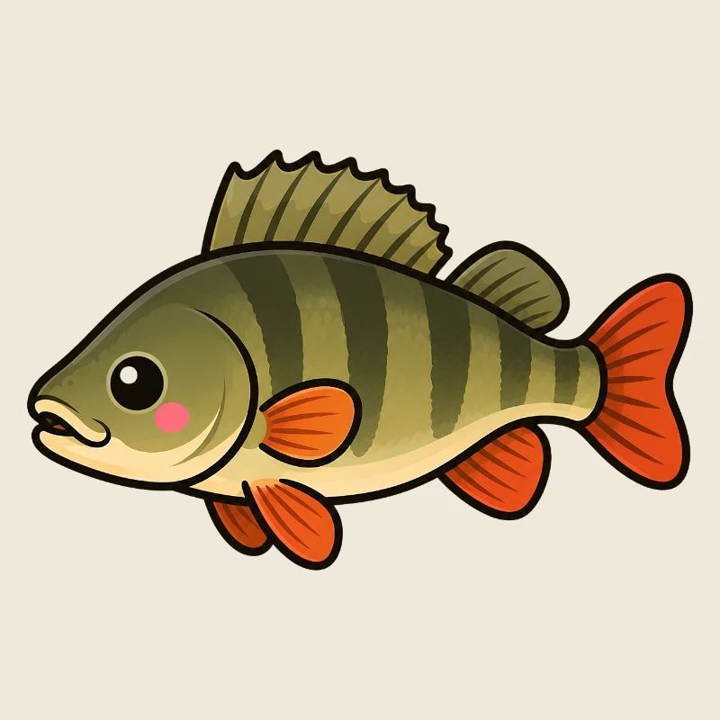 Conception de pêche des enfants perchoirs mignons