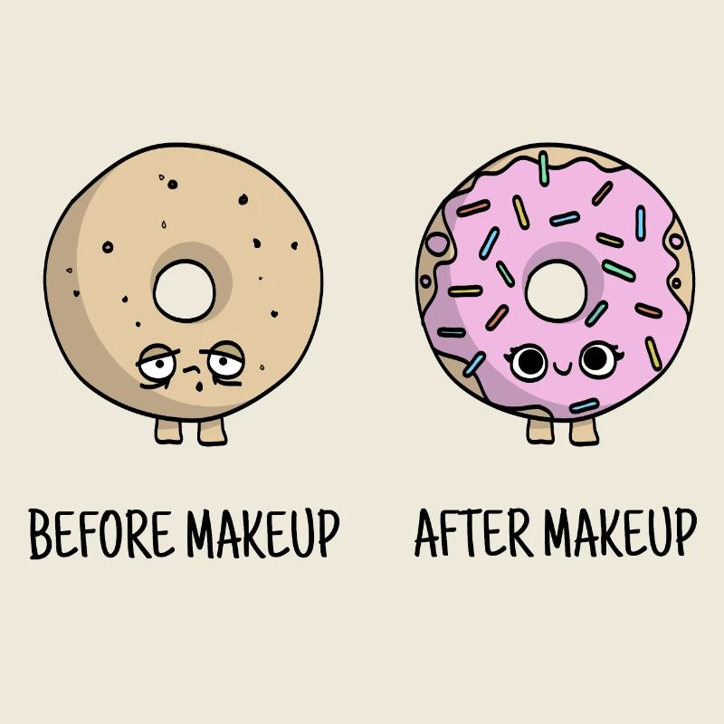 süße Make-Up Donuts Geschenk