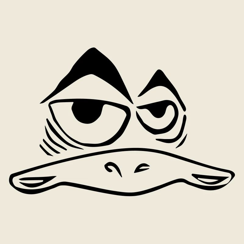 Oiseau étrange drôle