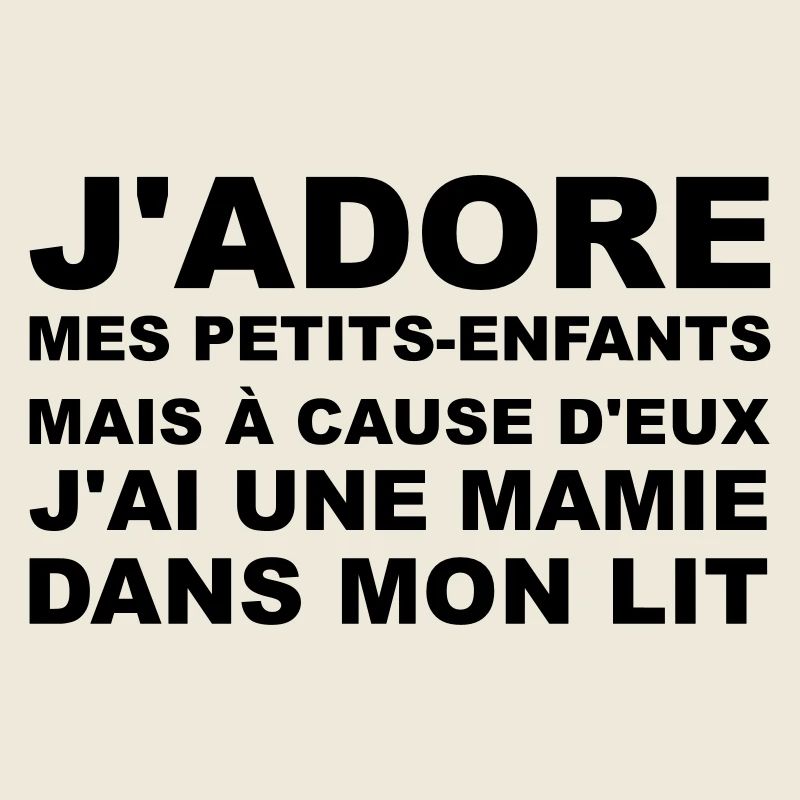 Mamie dans mon lit