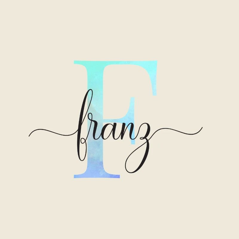 E| Monogramme | Nom | Franz| Aquarelle