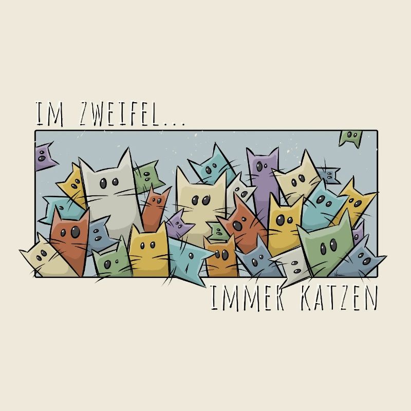 Im Zweifel immer Katzen! Verrückte Comic Katzen