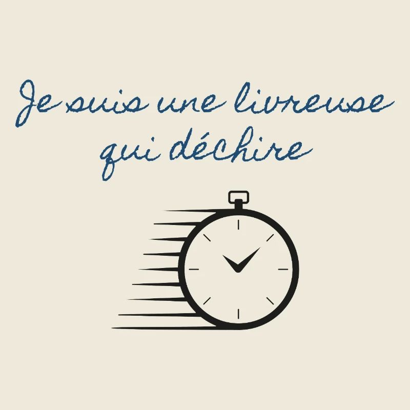 Ich bin ein rockiges Liefermädchen