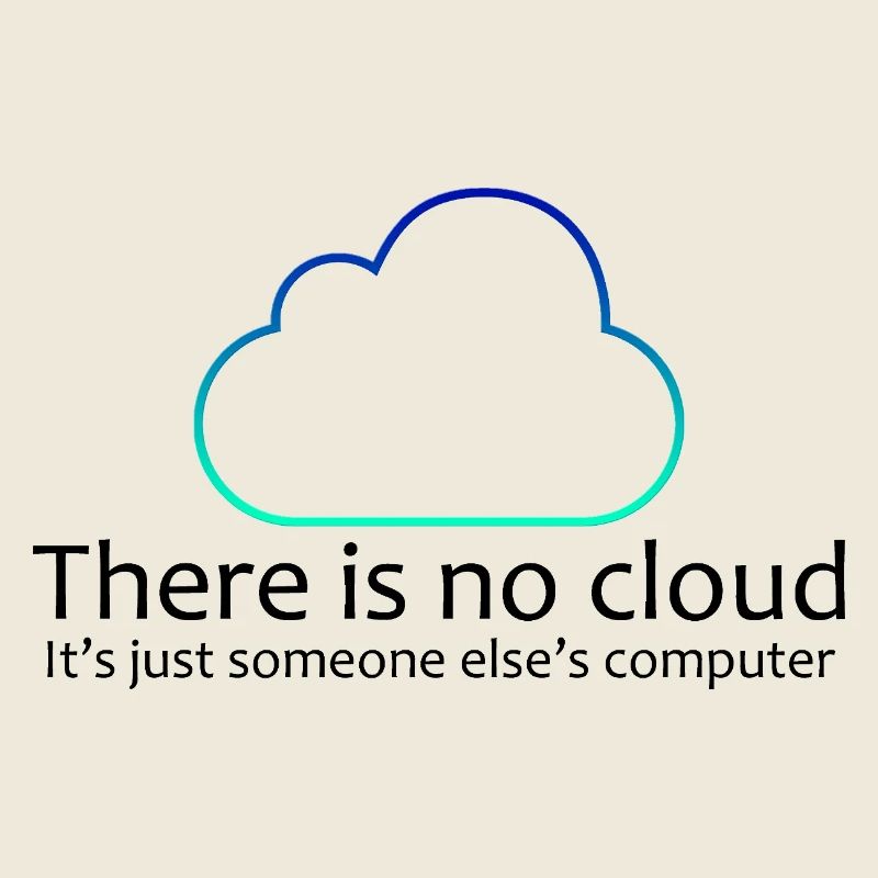 Pas de programmation dans le cloud T-shirt drôle