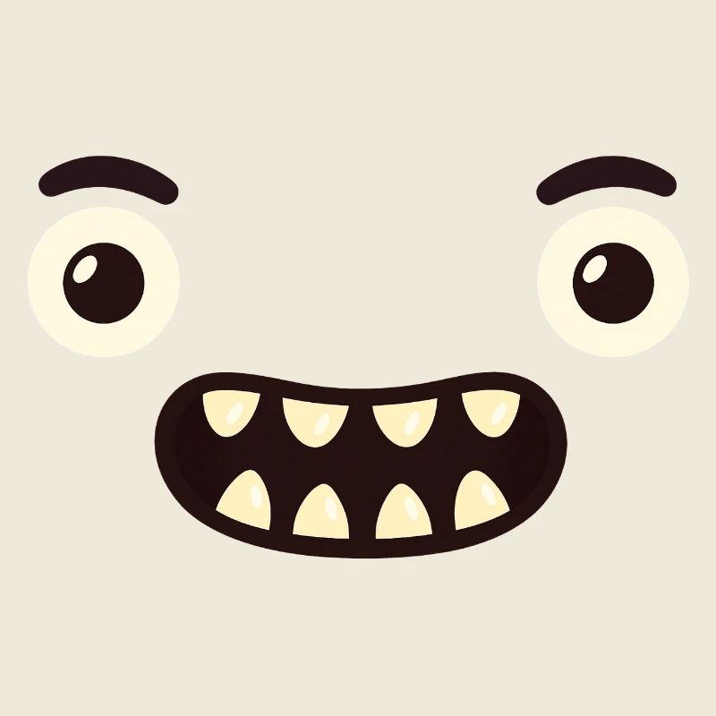 Visage de monstre