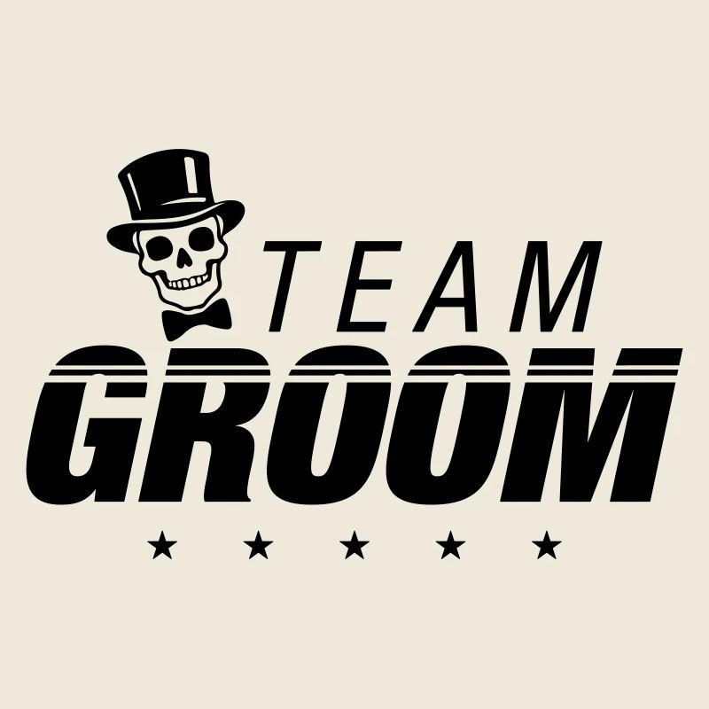 Team Groom Bachelor Party Skeleton