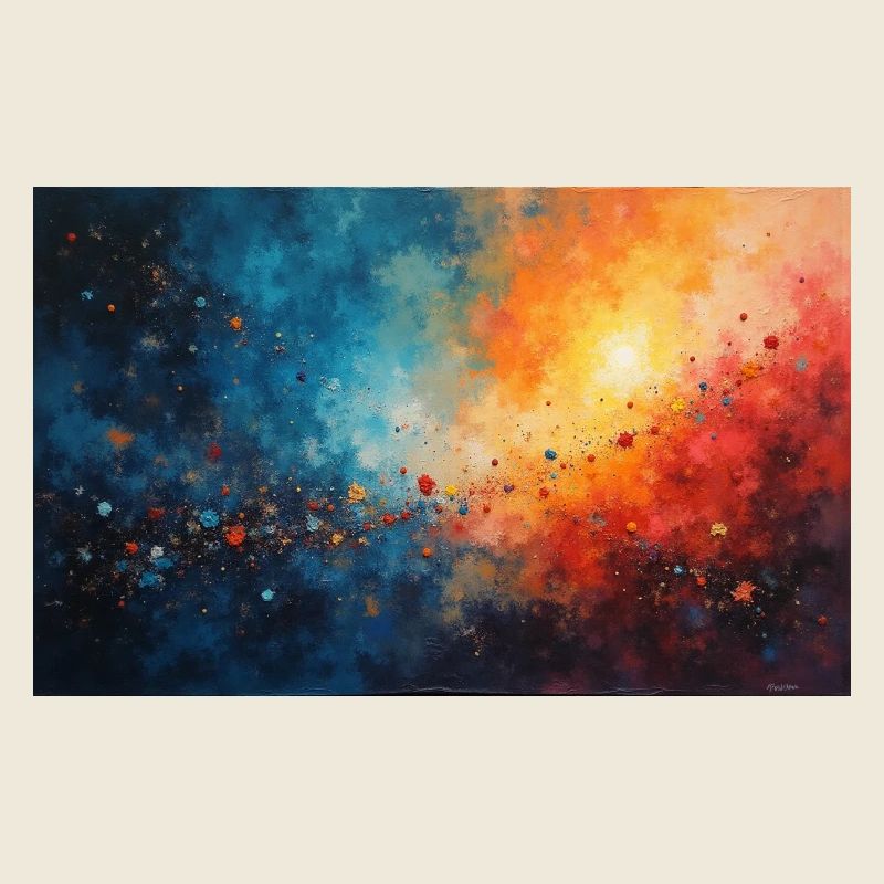Aube Cosmic Abstract Splash