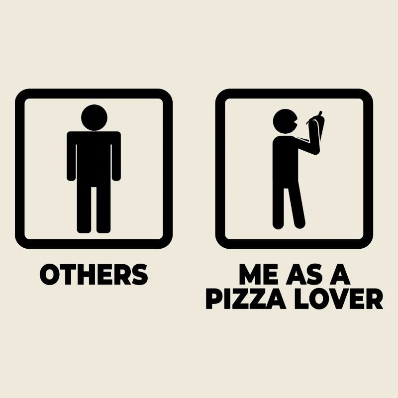 Pizza stick figures