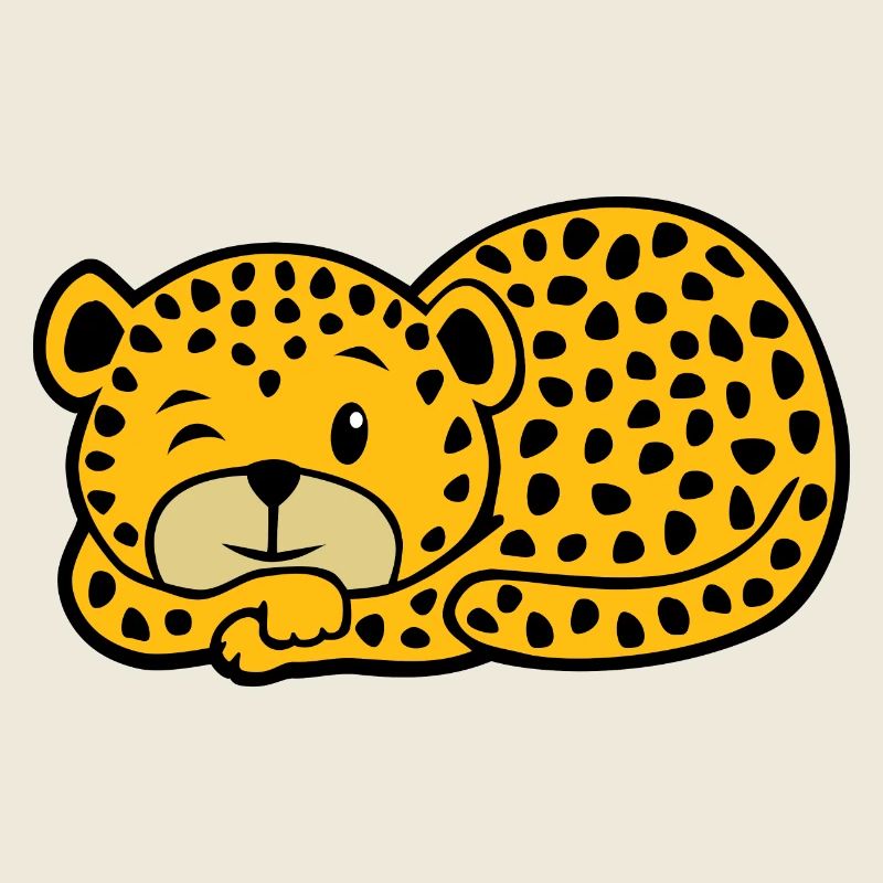 Sleeping Leopard