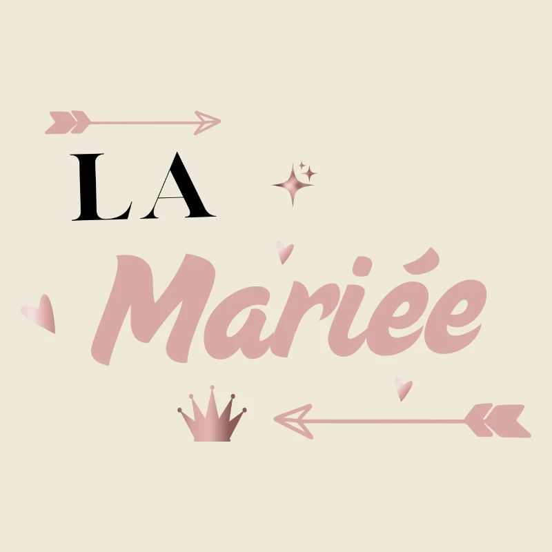 la mariée rose flèche