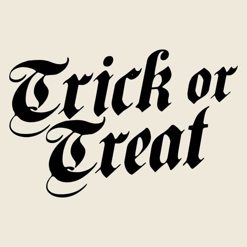 Trick or Treat Black