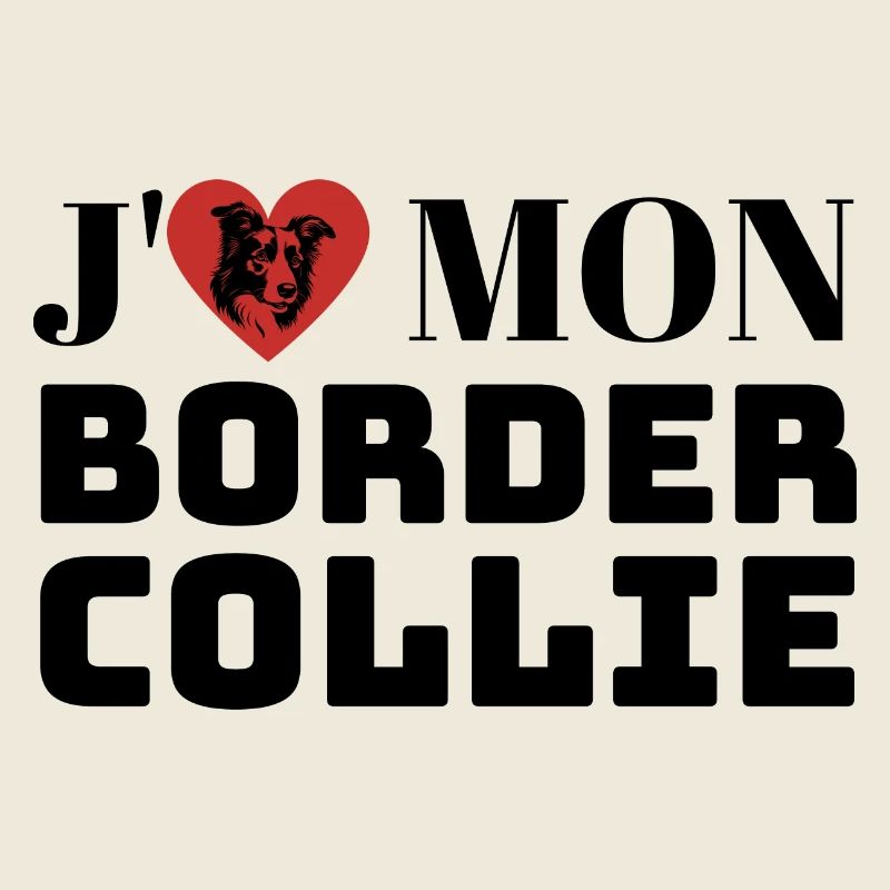J aime mon border collie