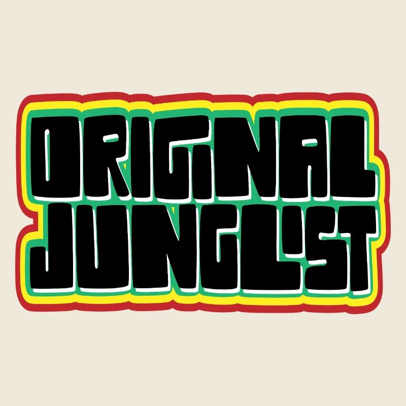 Original Junglist DNB Emblem