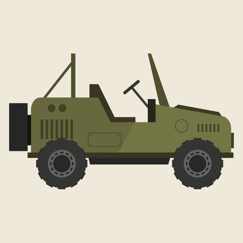 Militär-Jeep