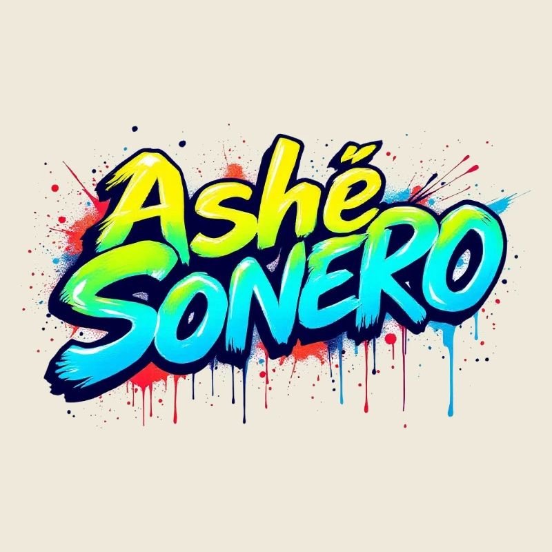 Ashe Sonero Graffiti Arc-en-ciel
