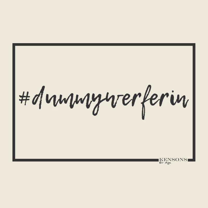 #dummywerferin | Hundeshirt