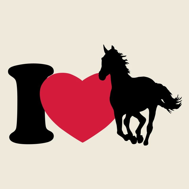 I love horses - Ich liebe Pferde