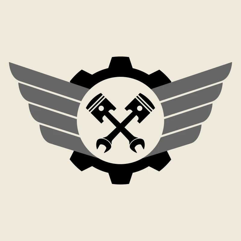 Clé de piston croisée avec engrenage et aile