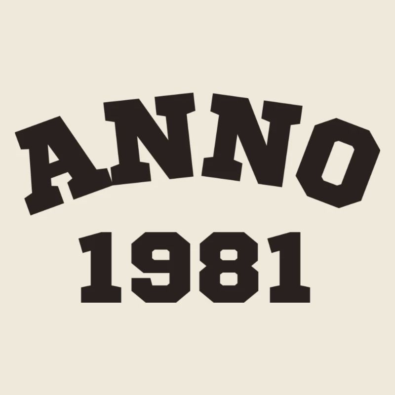Anno 1981 Anniversaire Année de naissance