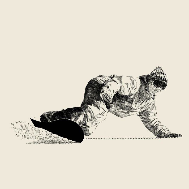 Freerider Snowboarder