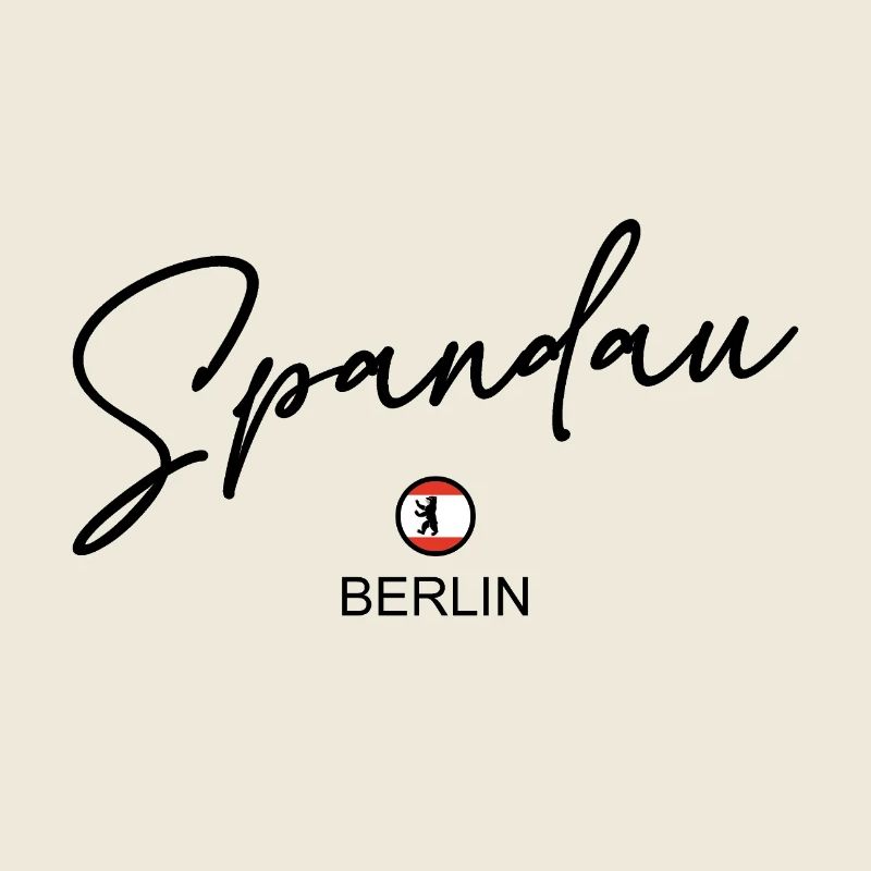 Spandau - Drapeau de Berlin - Berlin Bear Berlinerin